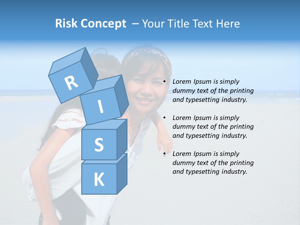 Sea Female Funny PowerPoint Template