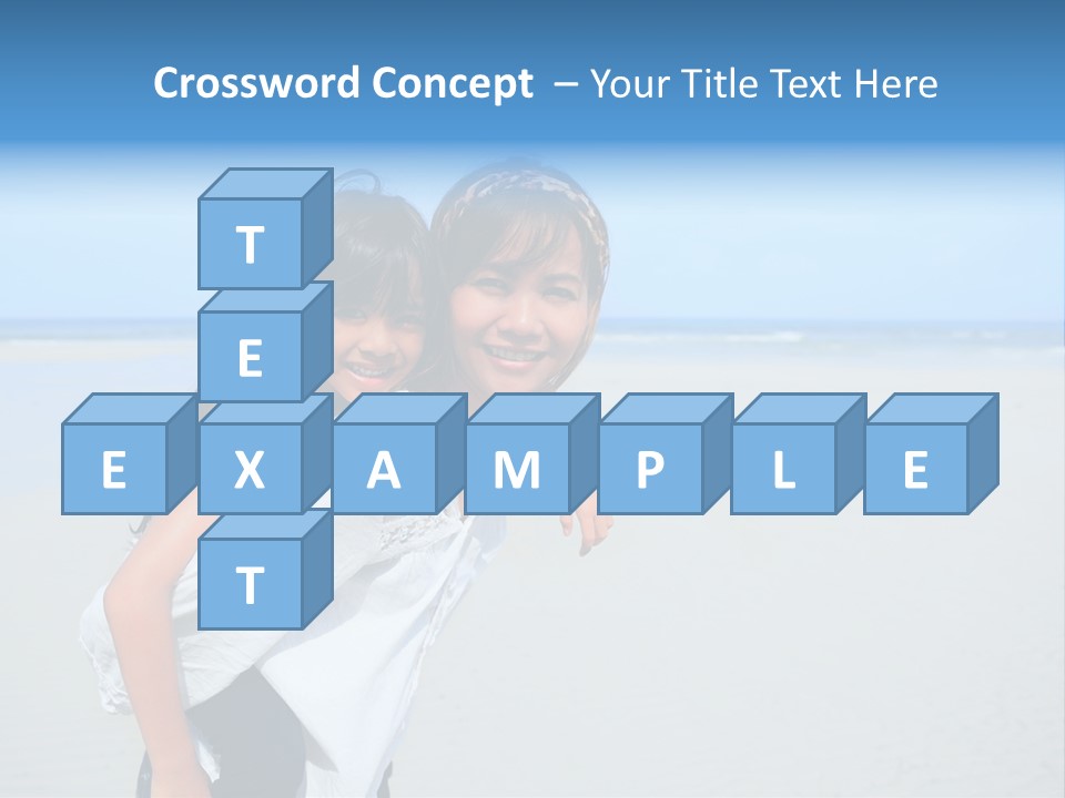 Sea Female Funny PowerPoint Template