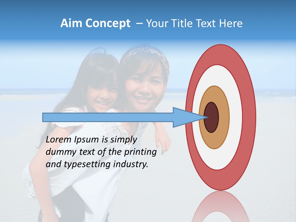 Sea Female Funny PowerPoint Template