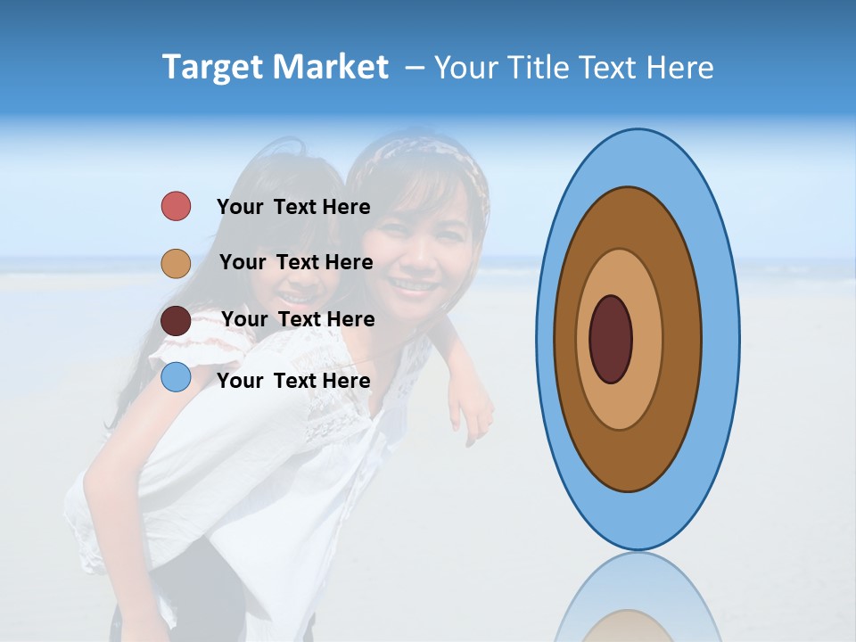 Sea Female Funny PowerPoint Template