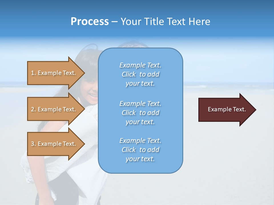 Sea Female Funny PowerPoint Template