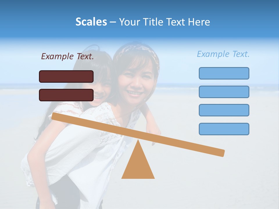 Sea Female Funny PowerPoint Template