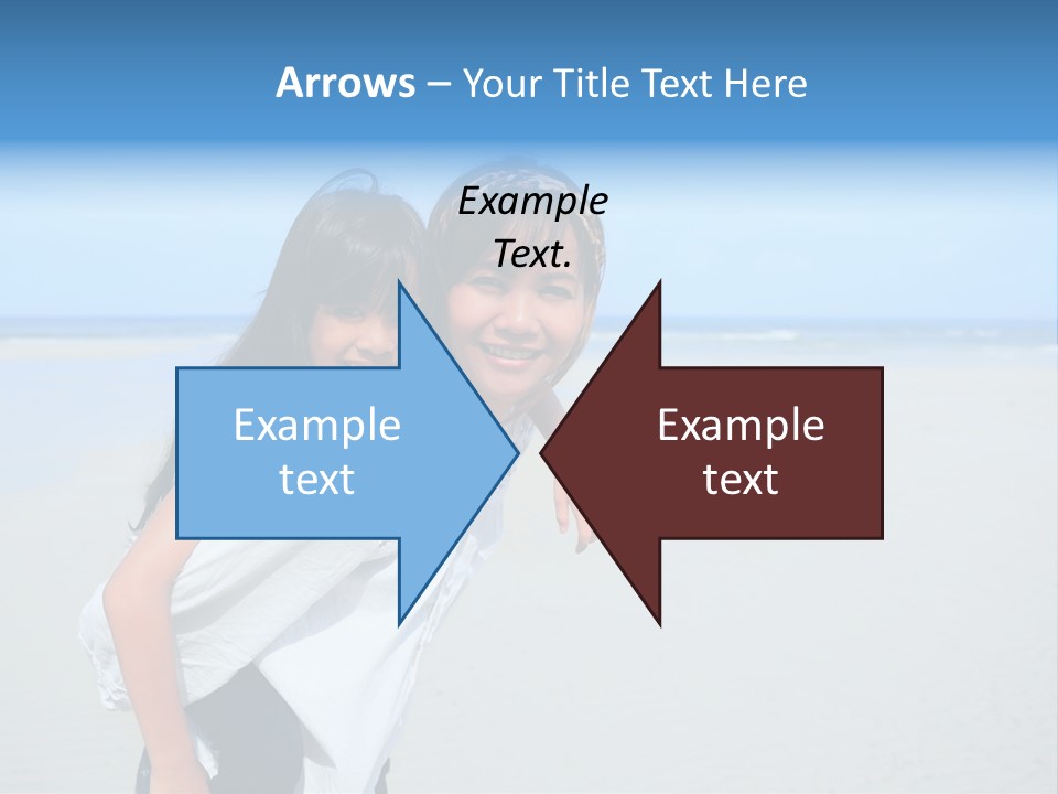 Sea Female Funny PowerPoint Template