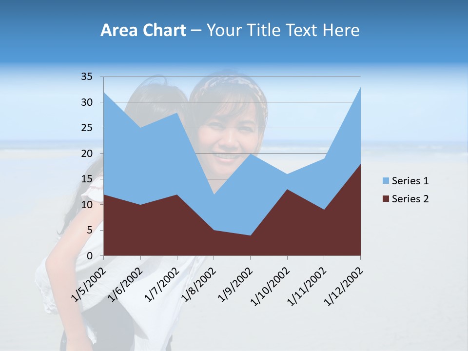 Sea Female Funny PowerPoint Template