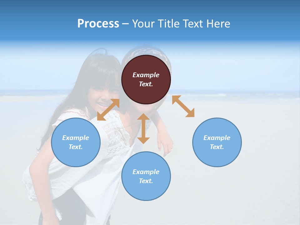 Sea Female Funny PowerPoint Template