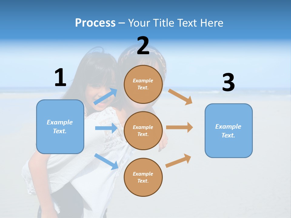 Sea Female Funny PowerPoint Template