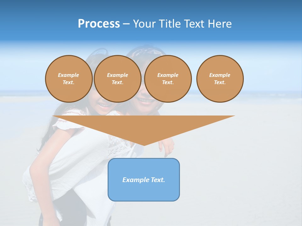 Sea Female Funny PowerPoint Template