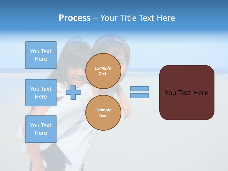 Sea Female Funny PowerPoint Template