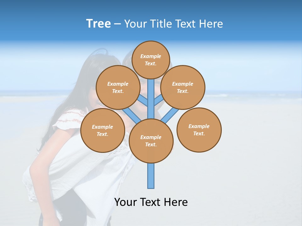 Sea Female Funny PowerPoint Template