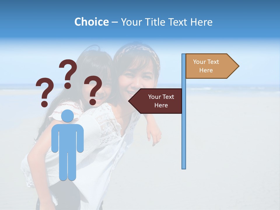 Sea Female Funny PowerPoint Template