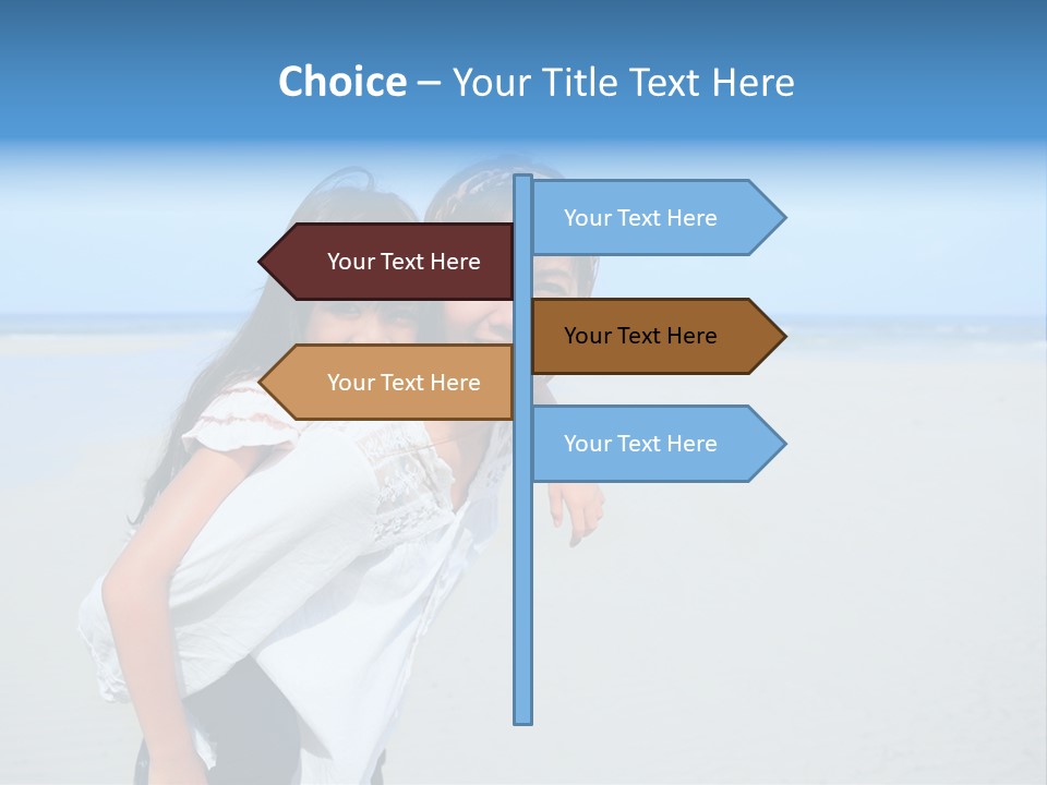 Sea Female Funny PowerPoint Template