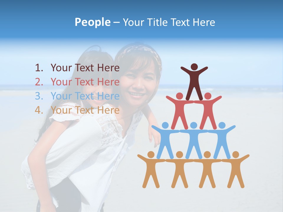 Sea Female Funny PowerPoint Template