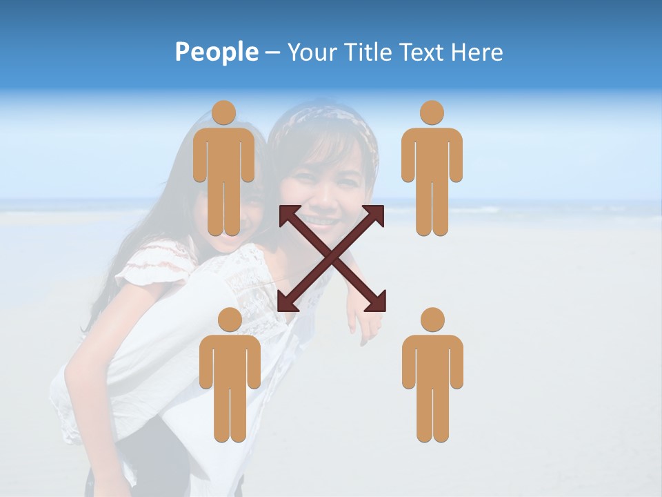 Sea Female Funny PowerPoint Template