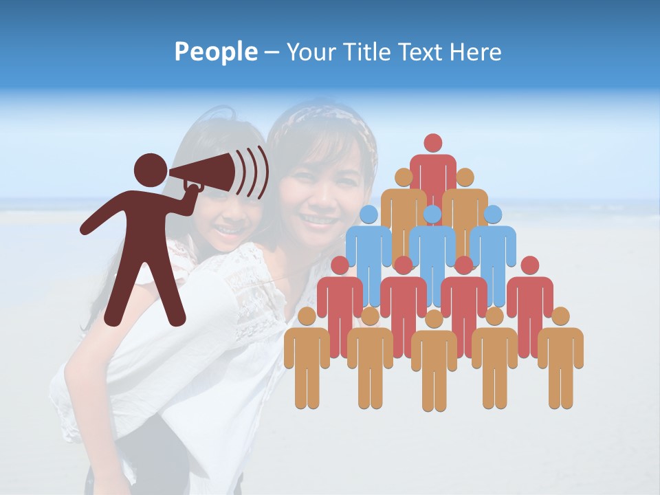 Sea Female Funny PowerPoint Template