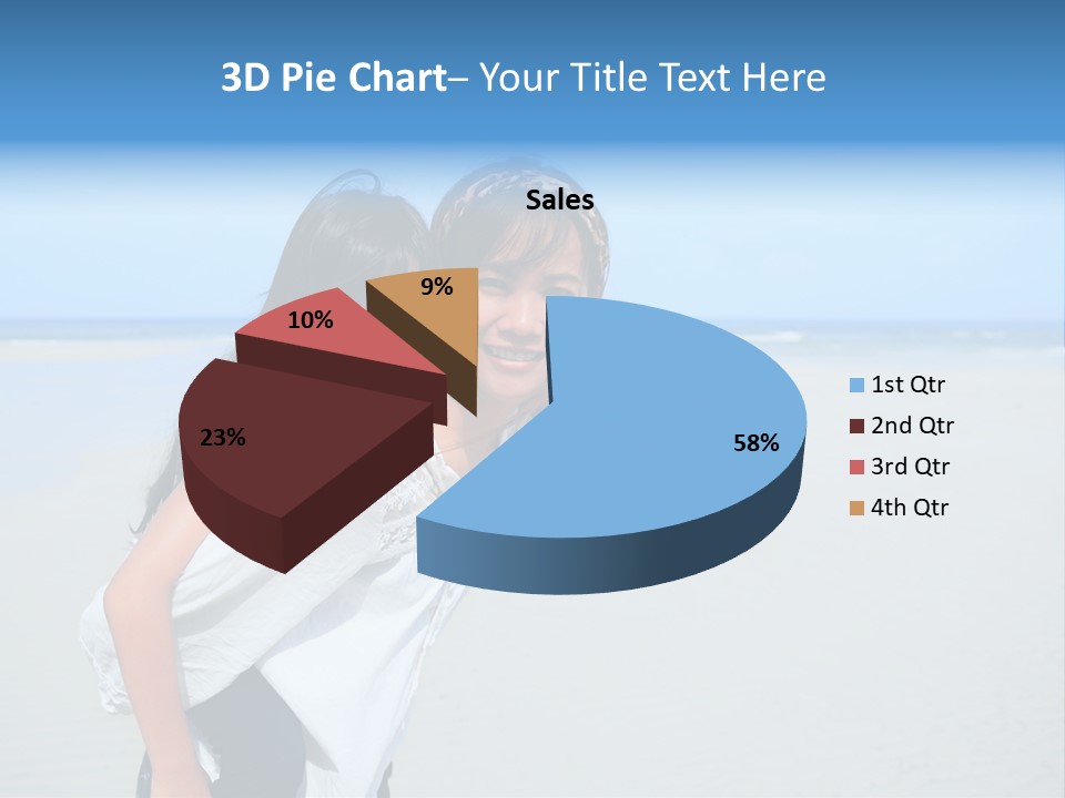 Sea Female Funny PowerPoint Template