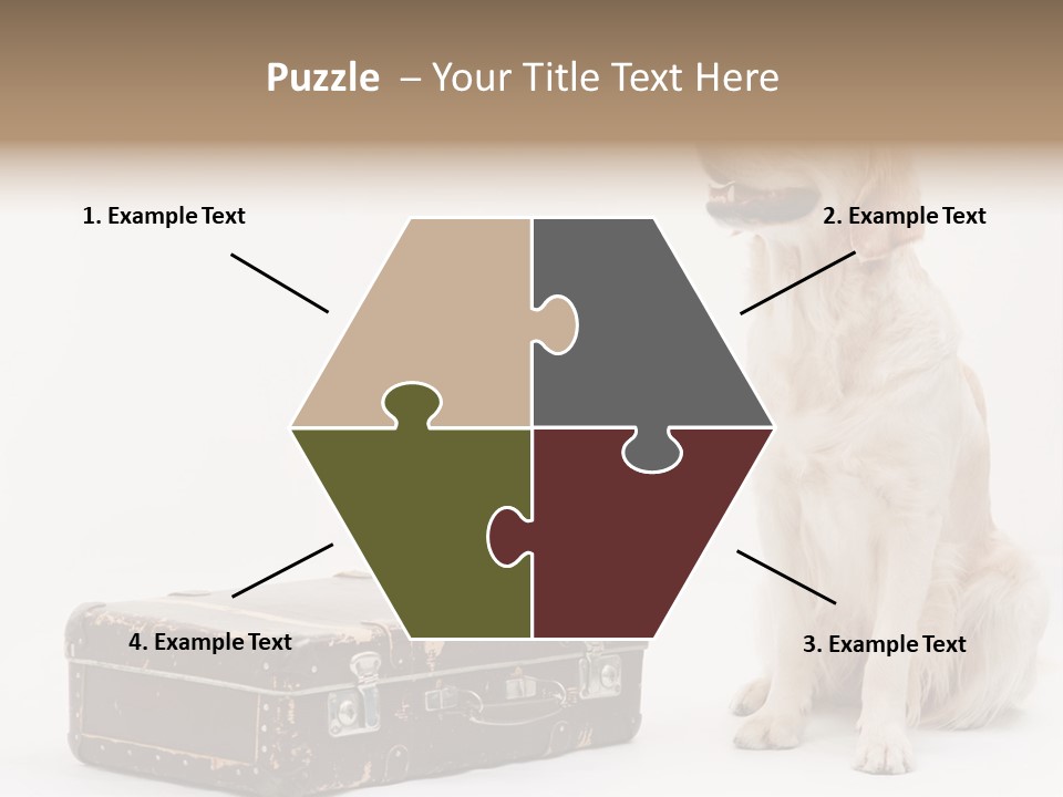 Devotion Journey Golden PowerPoint Template