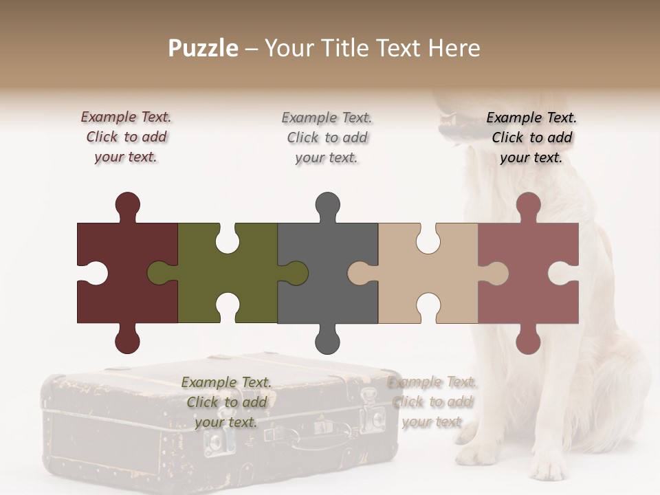 Devotion Journey Golden PowerPoint Template