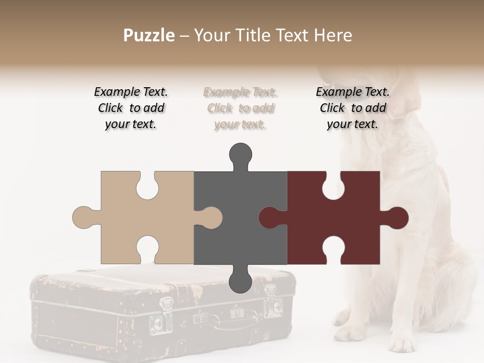 Devotion Journey Golden PowerPoint Template