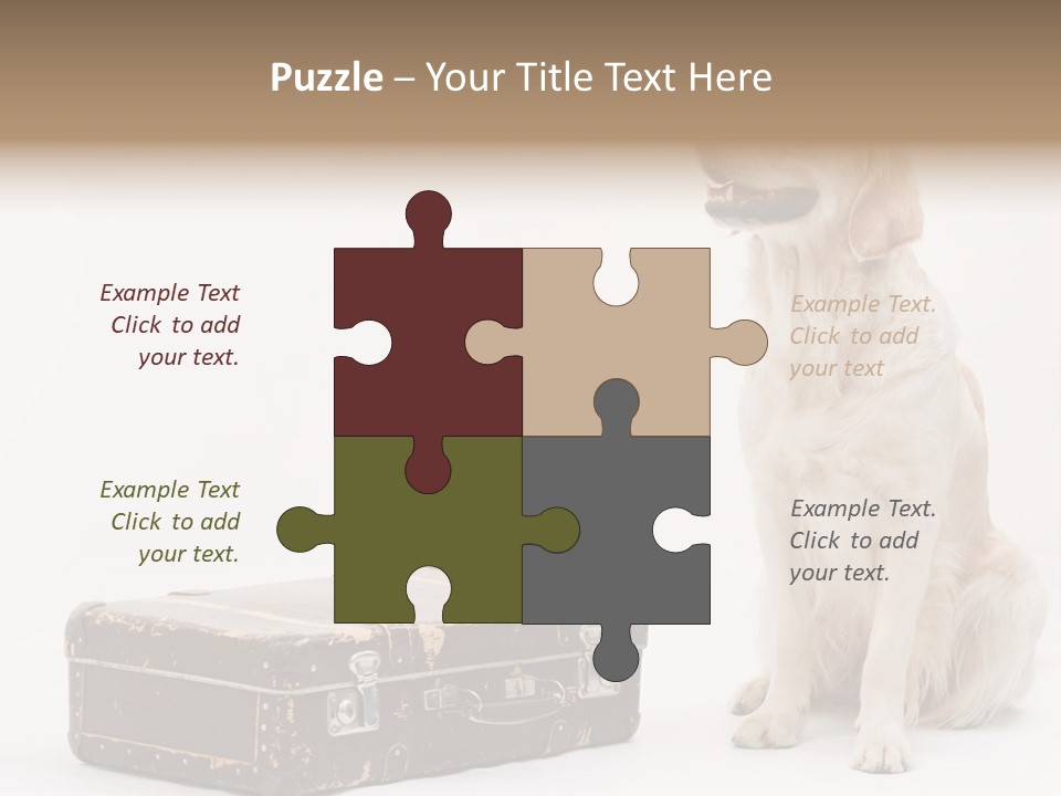 Devotion Journey Golden PowerPoint Template