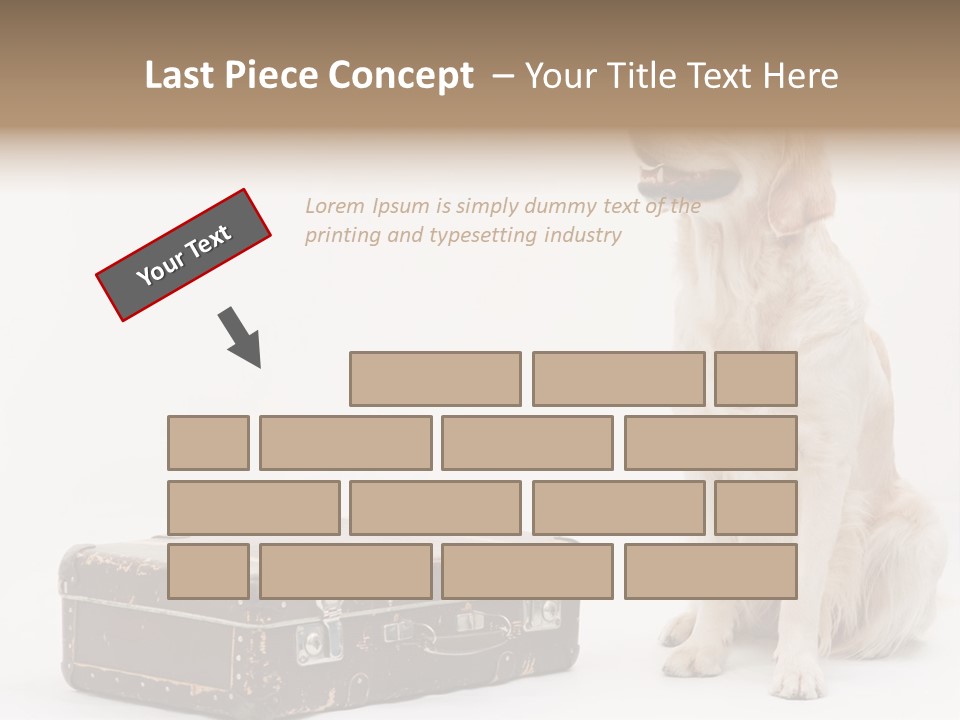 Devotion Journey Golden PowerPoint Template