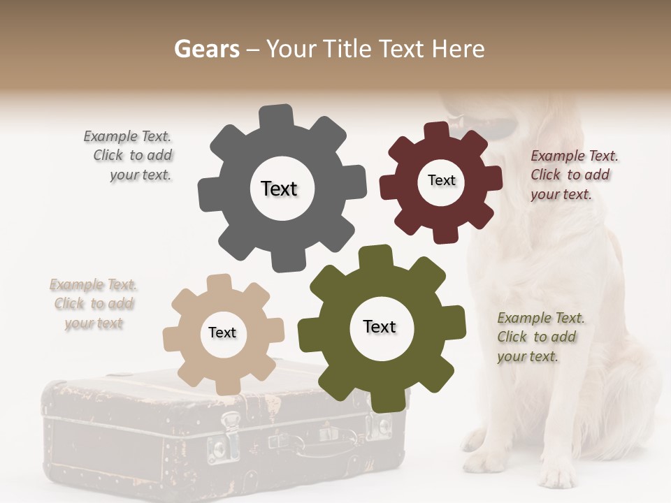 Devotion Journey Golden PowerPoint Template