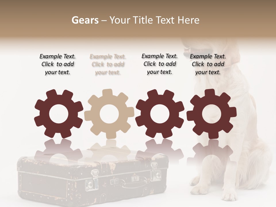 Devotion Journey Golden PowerPoint Template