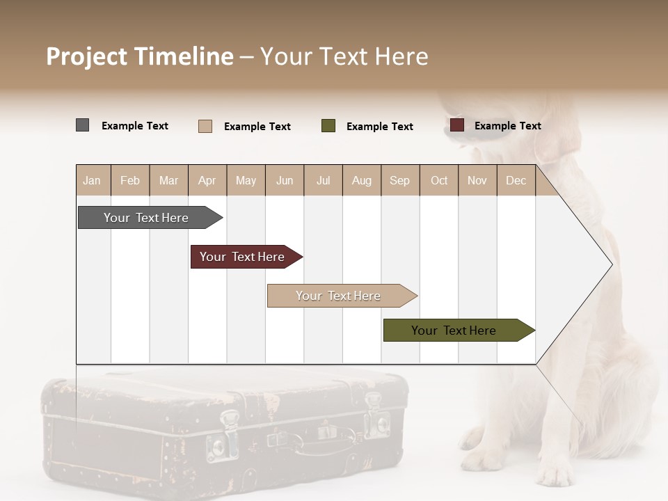 Devotion Journey Golden PowerPoint Template