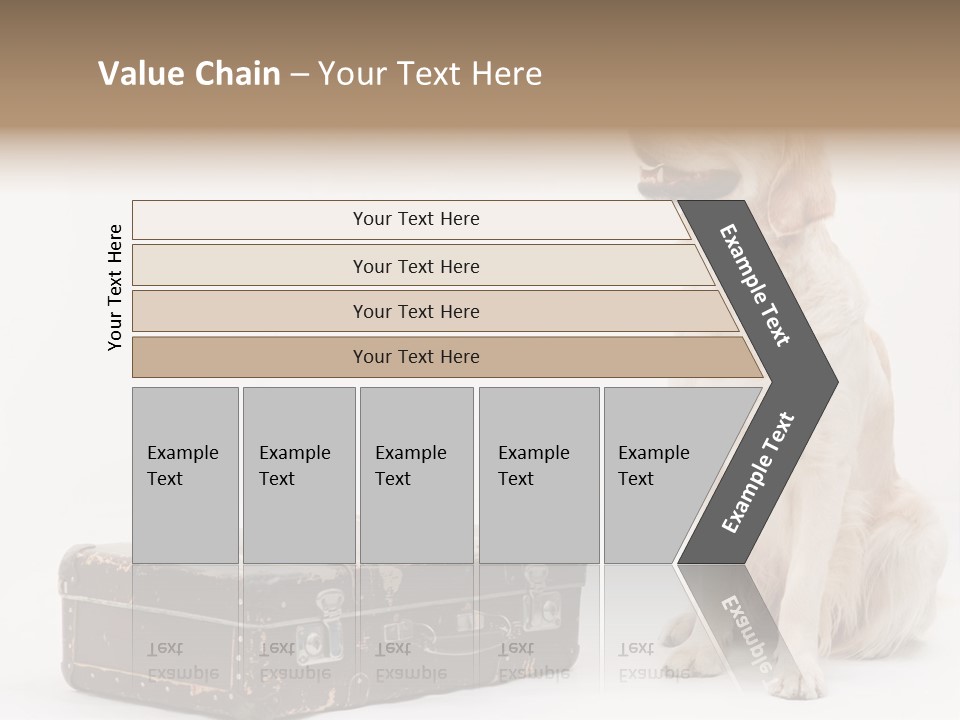Devotion Journey Golden PowerPoint Template