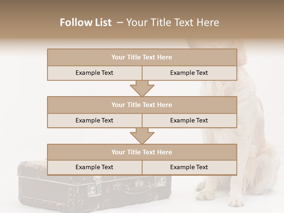 Devotion Journey Golden PowerPoint Template