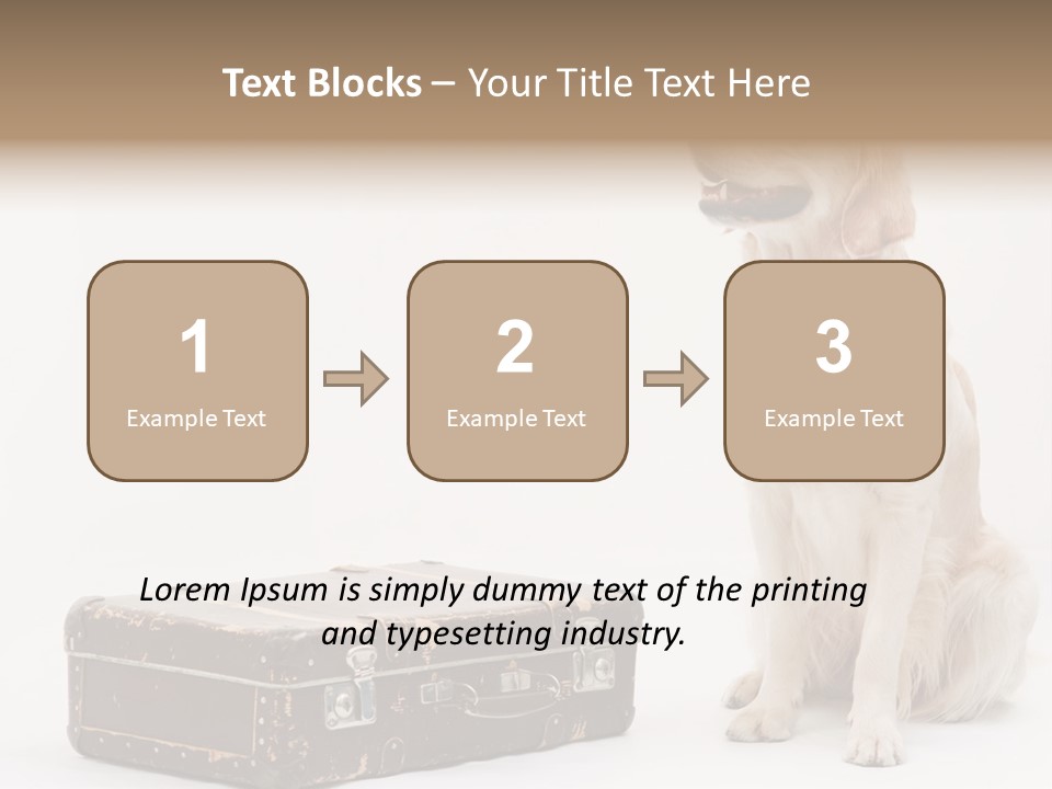Devotion Journey Golden PowerPoint Template