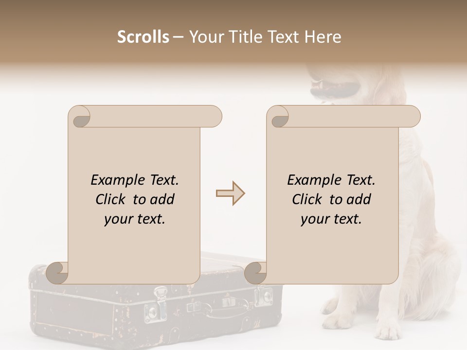 Devotion Journey Golden PowerPoint Template
