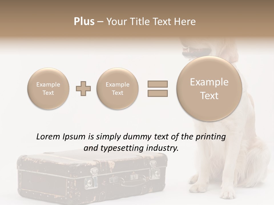 Devotion Journey Golden PowerPoint Template
