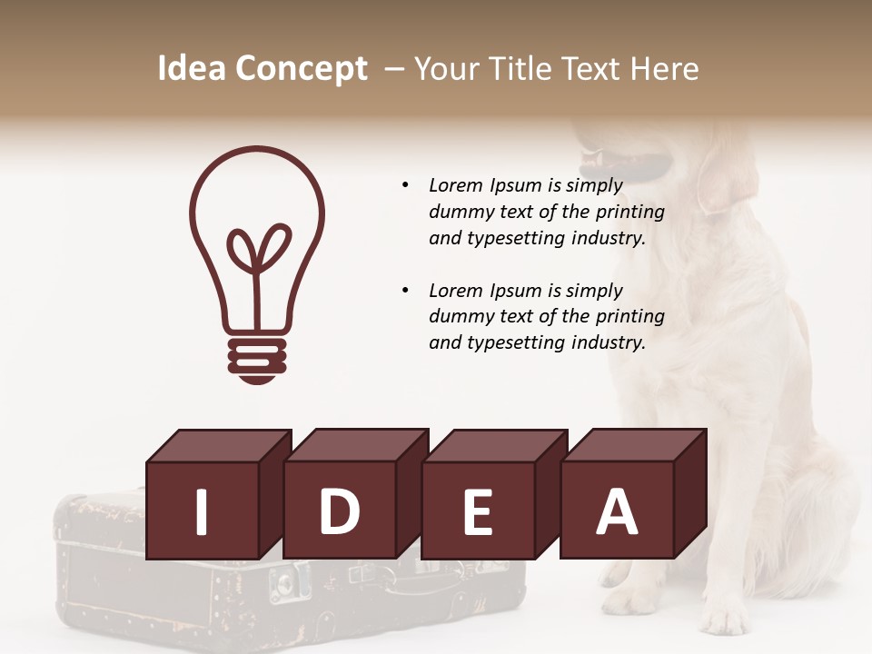 Devotion Journey Golden PowerPoint Template