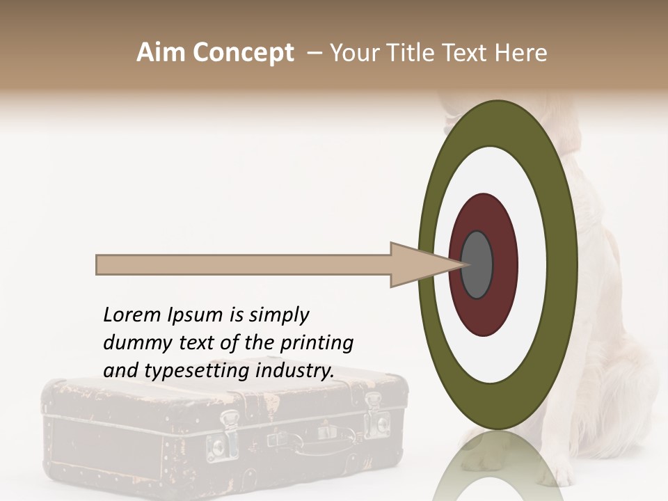 Devotion Journey Golden PowerPoint Template