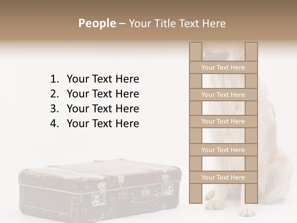 Devotion Journey Golden PowerPoint Template