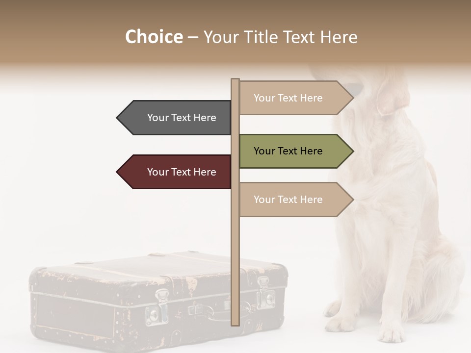 Devotion Journey Golden PowerPoint Template