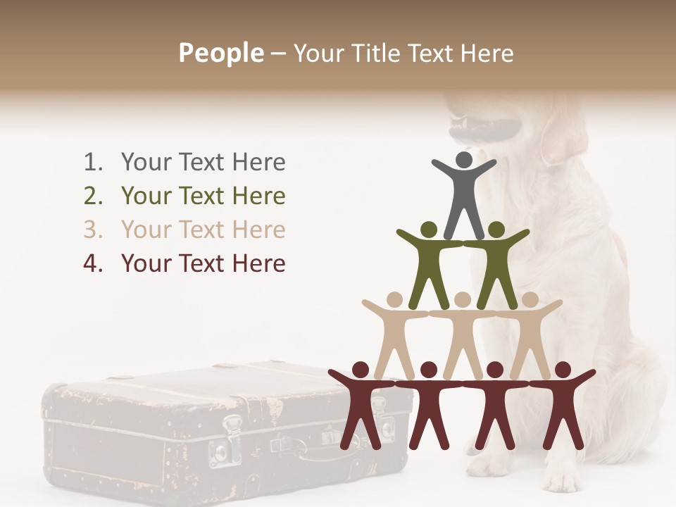 Devotion Journey Golden PowerPoint Template