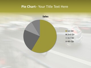 Driving Overtake Town PowerPoint Template