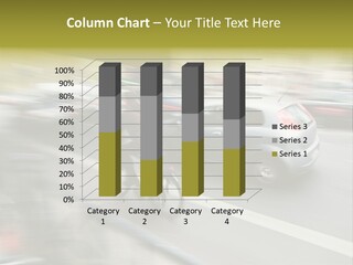 Driving Overtake Town PowerPoint Template