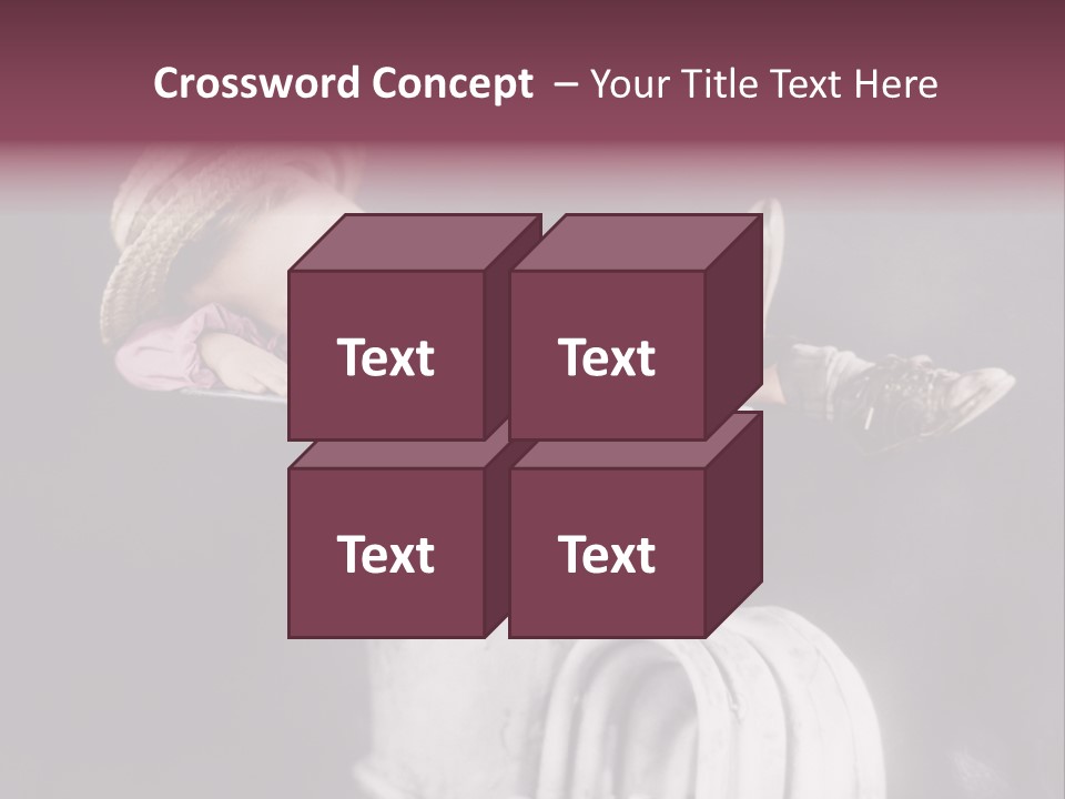 Boy Person Childhood PowerPoint Template