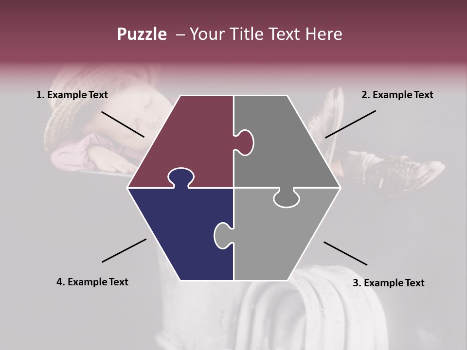 Boy Person Childhood PowerPoint Template