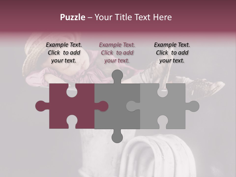 Boy Person Childhood PowerPoint Template