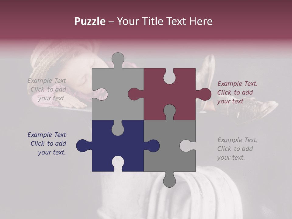 Boy Person Childhood PowerPoint Template