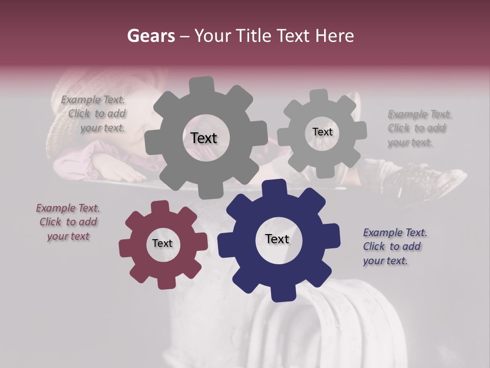 Boy Person Childhood PowerPoint Template