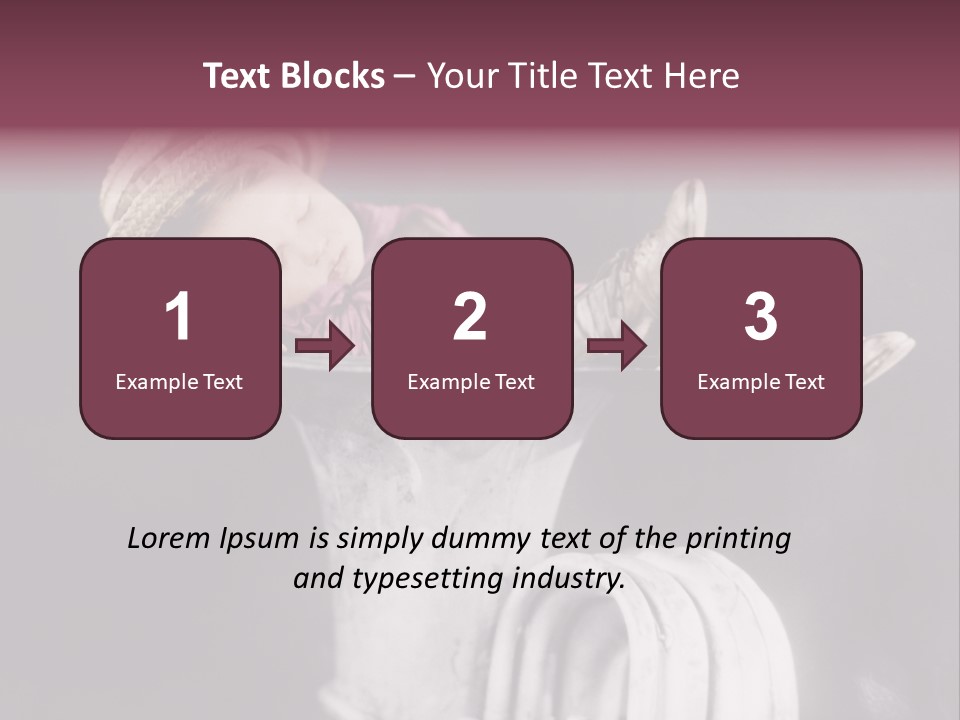 Boy Person Childhood PowerPoint Template