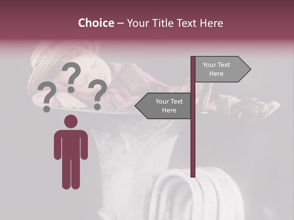 Boy Person Childhood PowerPoint Template