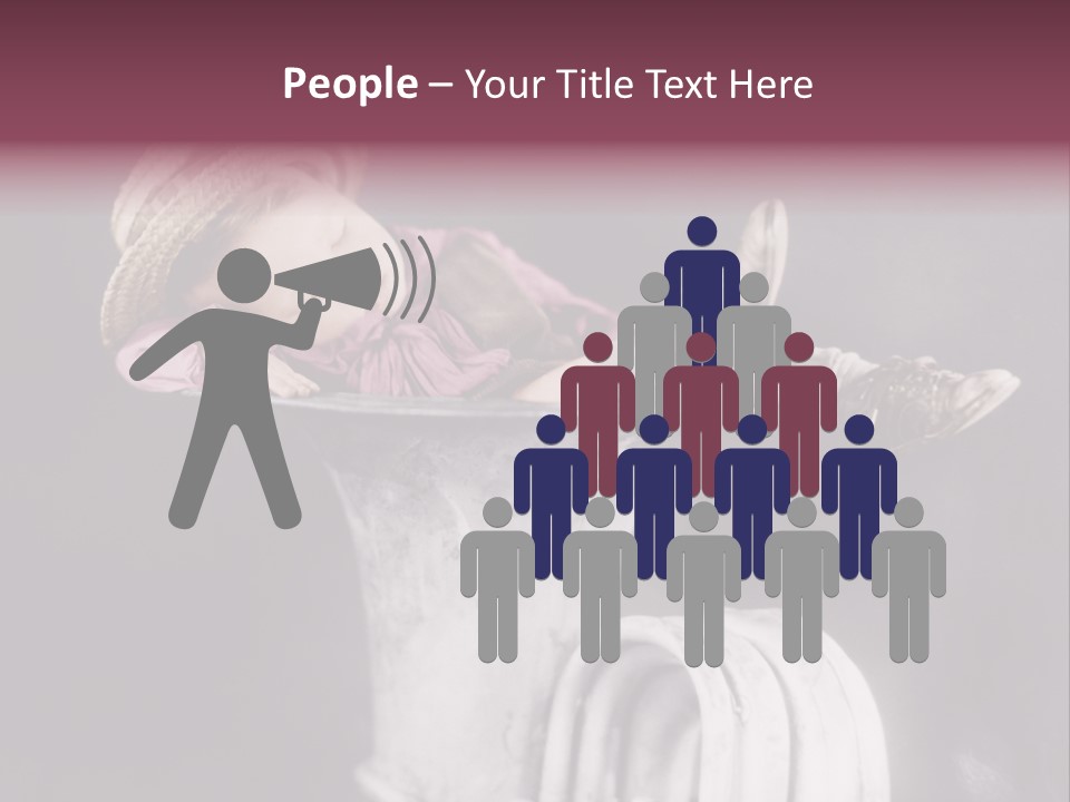 Boy Person Childhood PowerPoint Template