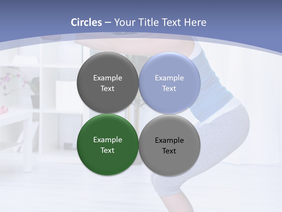 Vertical Sports Clothing Happy PowerPoint Template