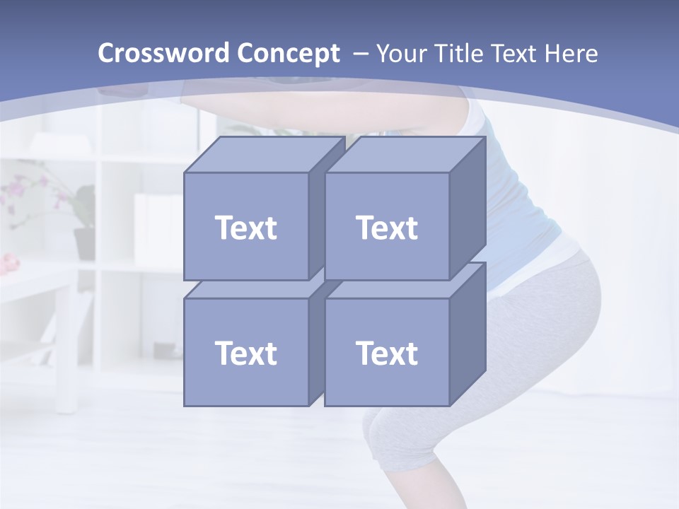 Vertical Sports Clothing Happy PowerPoint Template