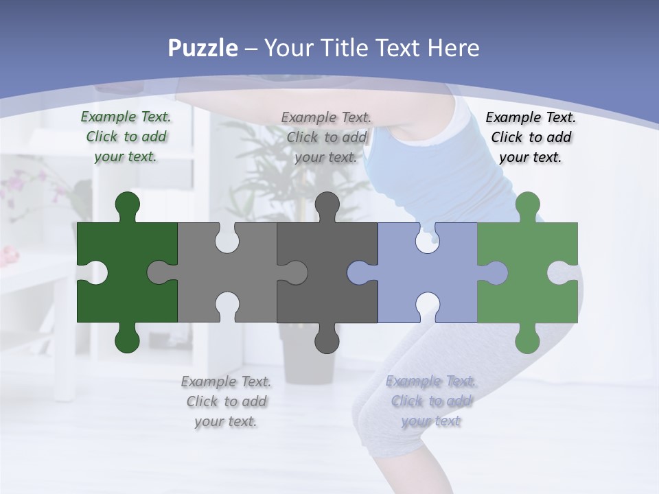 Vertical Sports Clothing Happy PowerPoint Template